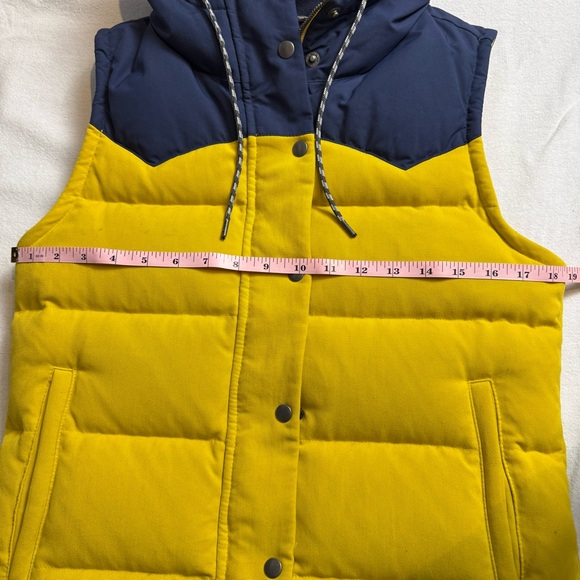 Patagonia W's Bivy Down Puffer Hooded Vest Size Small Mushroom Print Gorpcore - Picture 10 of 15